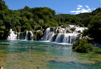 Krka Falls in Croatia