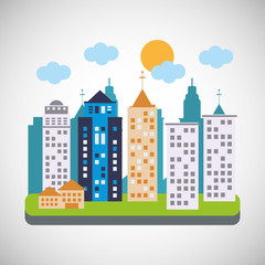 City and Building icon design , vector illustration