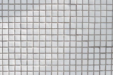 Close up of white ceramic tile