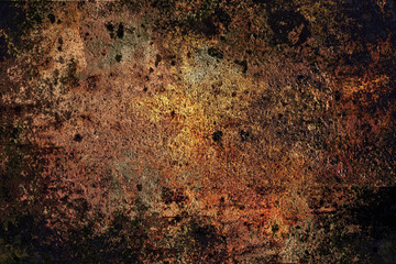 grunge abstract brown background with stains close up