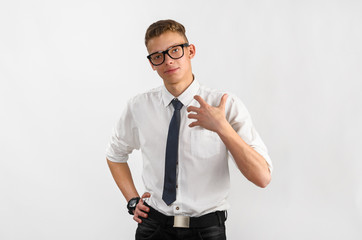 young stylish businessman