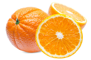 Orange isolated on white