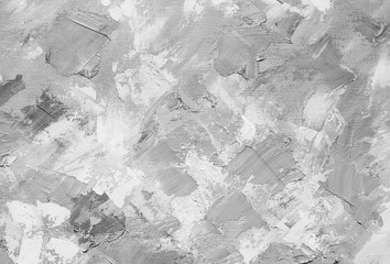 Grunge oil painting.  Oil painting on canvas. Black rough tough