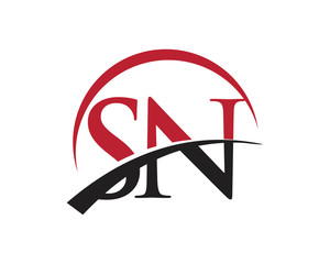 SN red letter logo swoosh