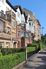 Fototapeta premium Apartment buildings in Germany - Dusseldorf
