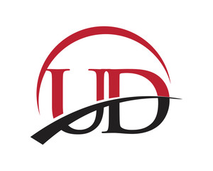 UD red letter logo swoosh