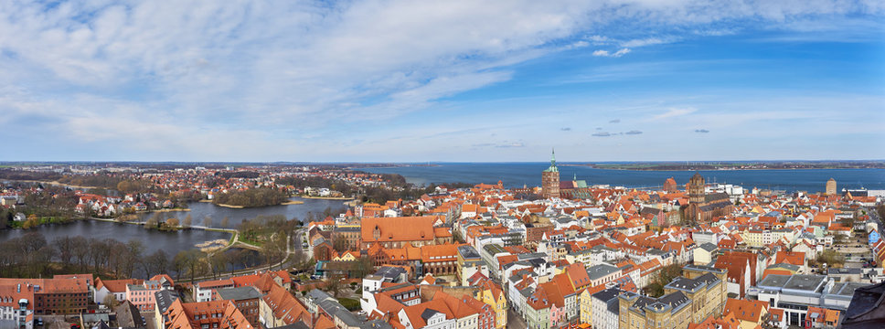 Panorama von Stralsund