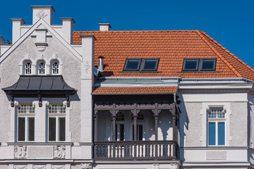 Obraz premium Bürgerliches Stadthaus in Brünn, Brno, Tschechien