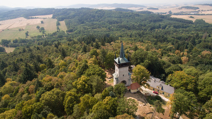 Fototapeta na wymiar Bolfanek tower, western Bohemia, Czech republic