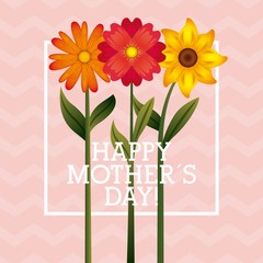 Obraz premium happy mothers day design 