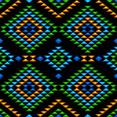 Seamless aztec pattern