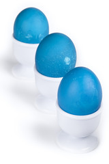 blue easter eggs