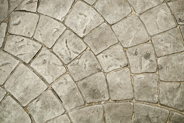 Stone ground pattern.
