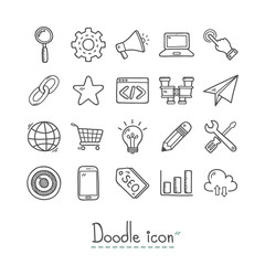 SEO Icon. Doodles Icon. Hand drawn Icon.