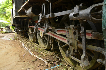 Fototapeta premium Old steam locomotive