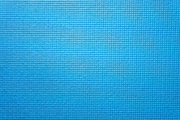 Blue yoga mat texture background