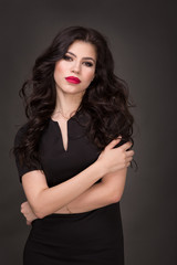 Fototapeta premium Young woman with long hair