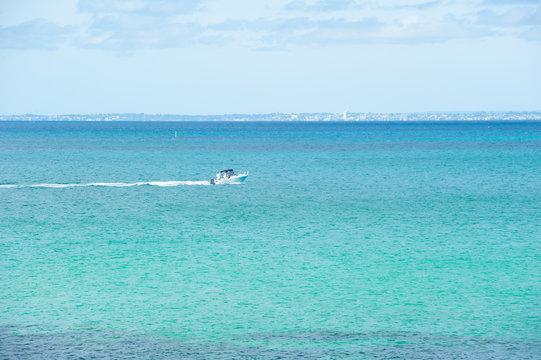 Boat coast Western Australia Perth