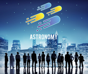Astronomy Science Solar System Astrology Shooting Star Concept