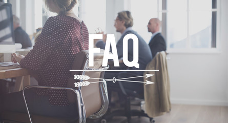 FAQ Question Information Frequently Asked Question Concept