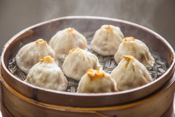 Steamed Crab powder Asian Buns