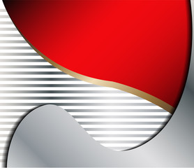 Vector background red space overlap layer graphic for text and message modern artwork design
