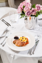 chicken breast with vegetables