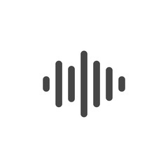 Fototapeta na wymiar Audio wave icon
