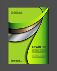 Fototapeta premium vector business brochure, flyer template 
