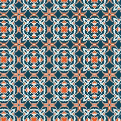 Tuinposter abstract naadloos vectorpatroon. retro geometrische achtergrond voor uw ontwerp © antalogiya