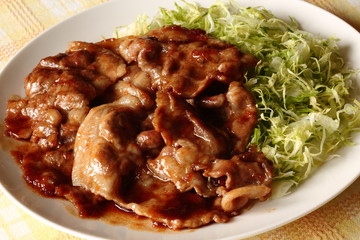 豚肉の生姜焼き