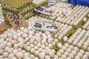 farmers market on streets on istanbul