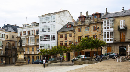 Obraz premium Traditional galician architecture at Viveiro