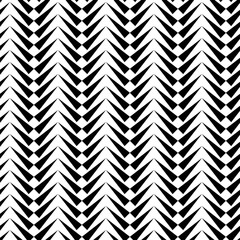 Seamless black and white vector background with abstract geometric shapes. Print. Cloth design, wallpaper.