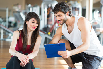 Woman doing stretching