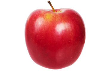 Fresh red apple, isolated on white.