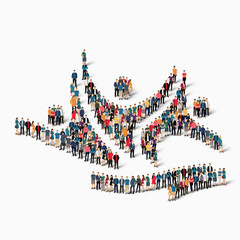 dancing man symbol people