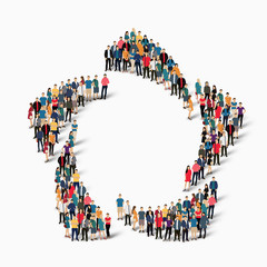 abstract business symbol people