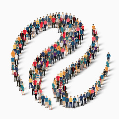 abstract business symbol people