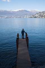 Fototapeta na wymiar Water, lake in Switzerland
