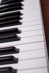 Electric piano keyboard