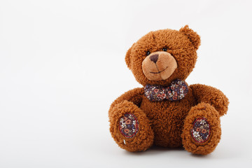 Toy plush bear Brown