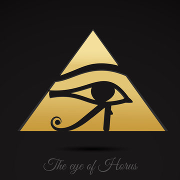 Horus eye vector art.