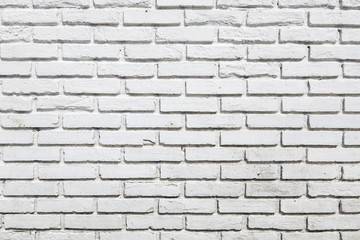 White Brick wall background outdoor
