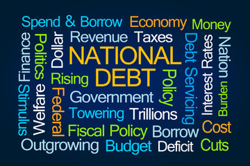 National Debt Word Cloud