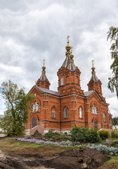 Fototapeta na wymiar Bogoroditsky Tikhonovsky Tyuninsky monastery. Tyunino. Russia