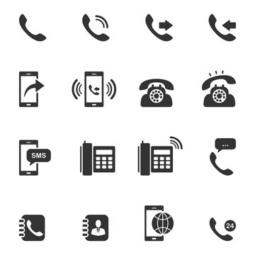 Phone and communication set,Vector EPS10.