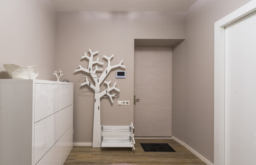 White empty anteroom