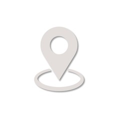 Map pin place marker icon