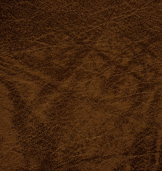 Detailed brown leather texture background. Vector Illustration. EPS 10.